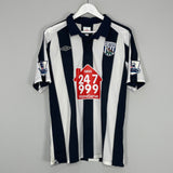 2010/11 WEST BROM BARNES #8 *MATCH ISSUE* HOME SHIRT (L) UMBRO