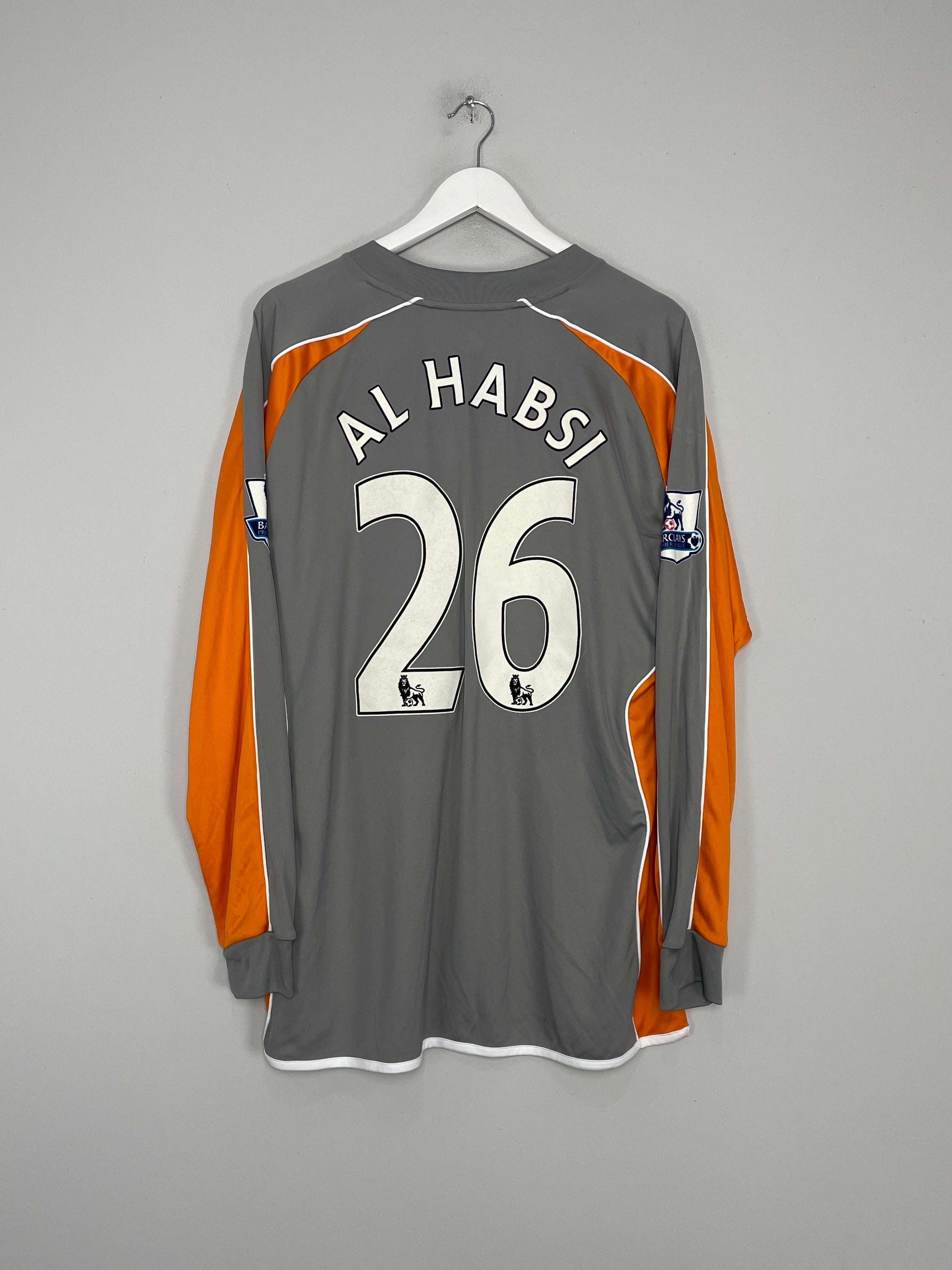 2010/11 WIGAN AL HABSI #26 *MATCH ISSUE* GK SHIRT (XXL) MIFIT