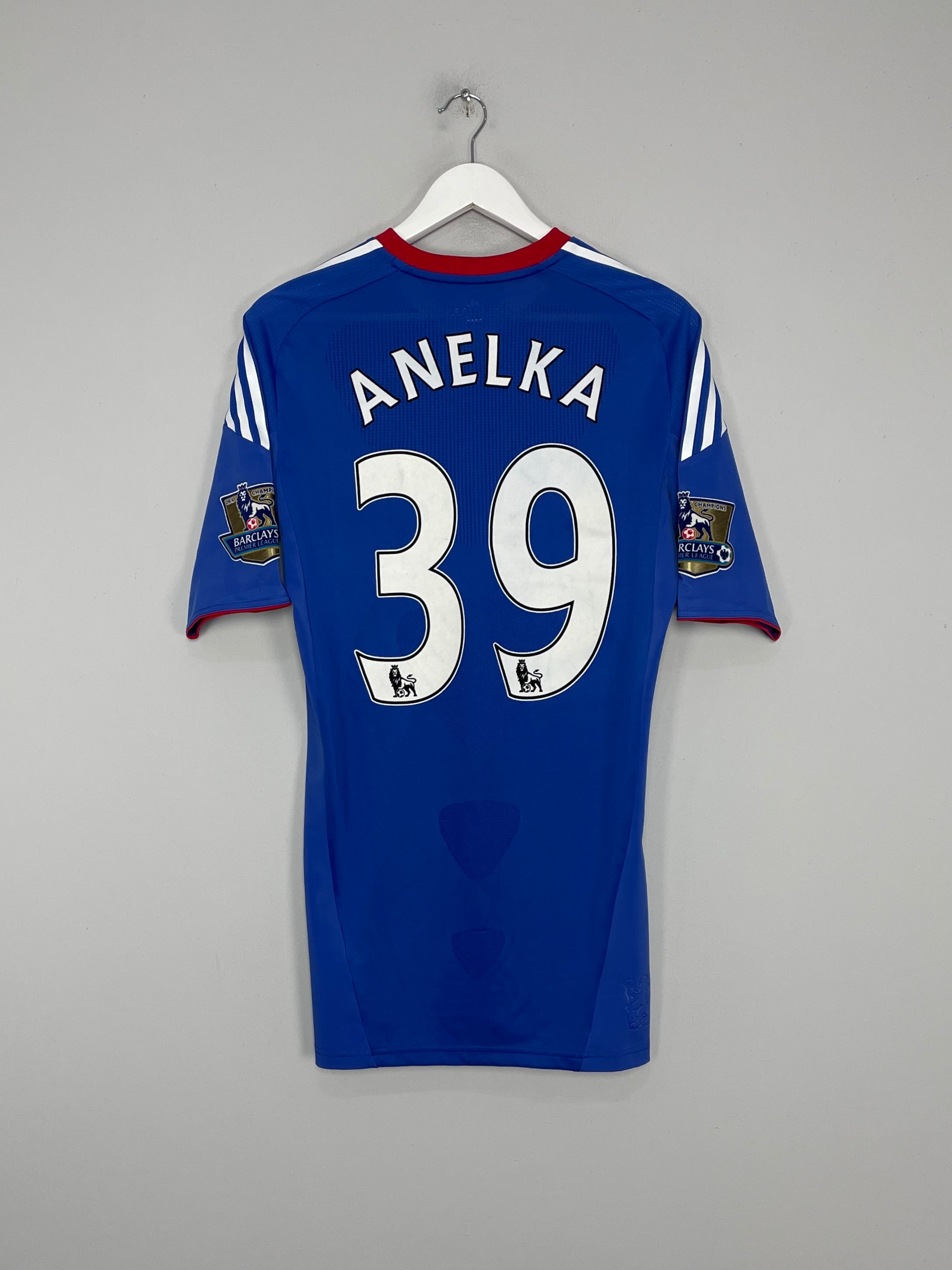 2010/11 CHELSEA ANELKA #39 *MATCH ISSUE* HOME SHIRT (L) ADIDAS