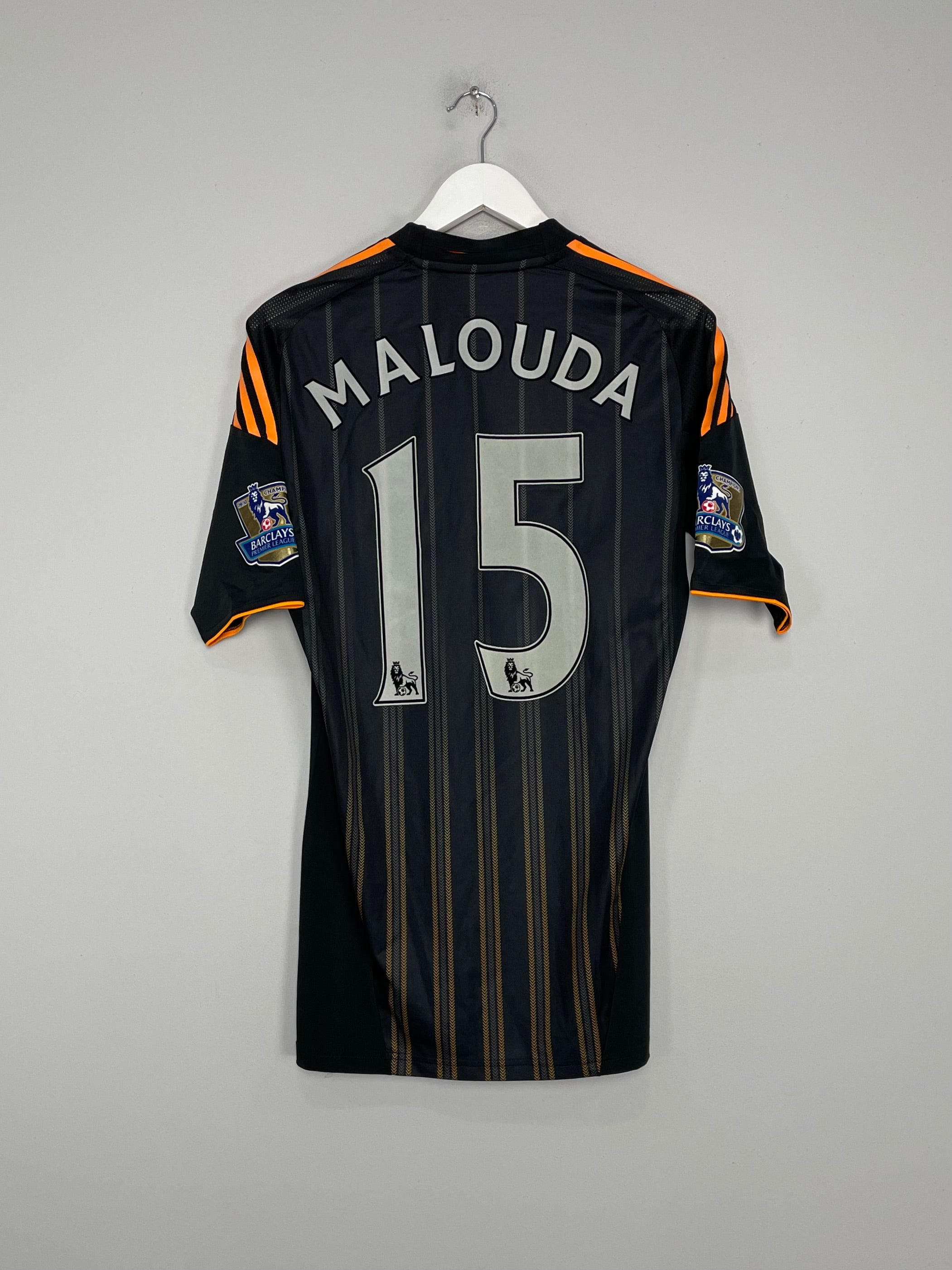 2010/11 CHELSEA MALOUDA #15 *MATCH ISSUE* AWAY SHIRT (M) ADIDAS