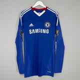 2010/11 CHELSEA MIKEL #17 *MATCH ISSUE* L/S HOME SHIRT (XL) ADIDAS