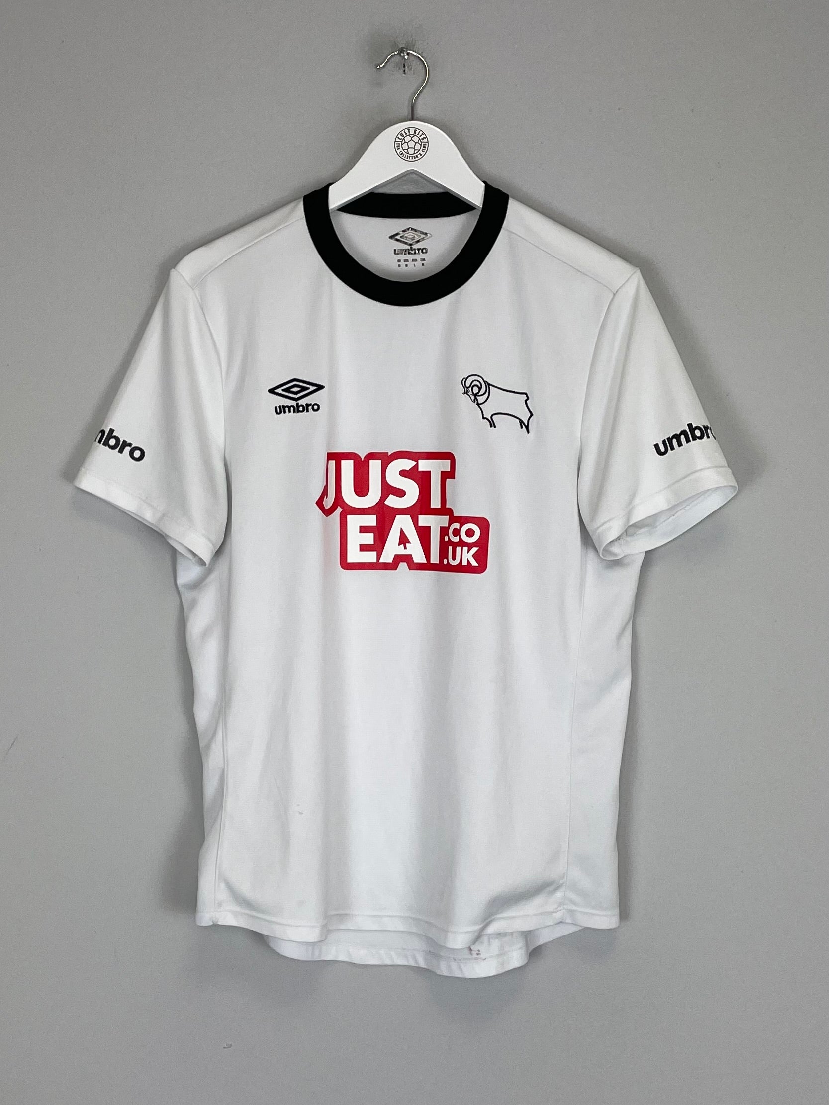 2014/15 DERBY COUNTY HOME SHIRT (M) UMBRO