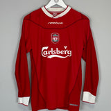 2002/04 LIVERPOOL OWEN #10 L/S HOME SHIRT (XS) REEBOK