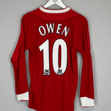 2002/04 LIVERPOOL OWEN #10 L/S HOME SHIRT (XS) REEBOK