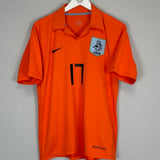 2006/08 NETHERLANDS V.PERSIE #17 HOME SHIRT (M) NIKE