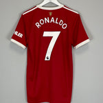 2021/22 MANCHESTER UNITED RONALDO #7 HOME SHIRT (M) ADIDAS