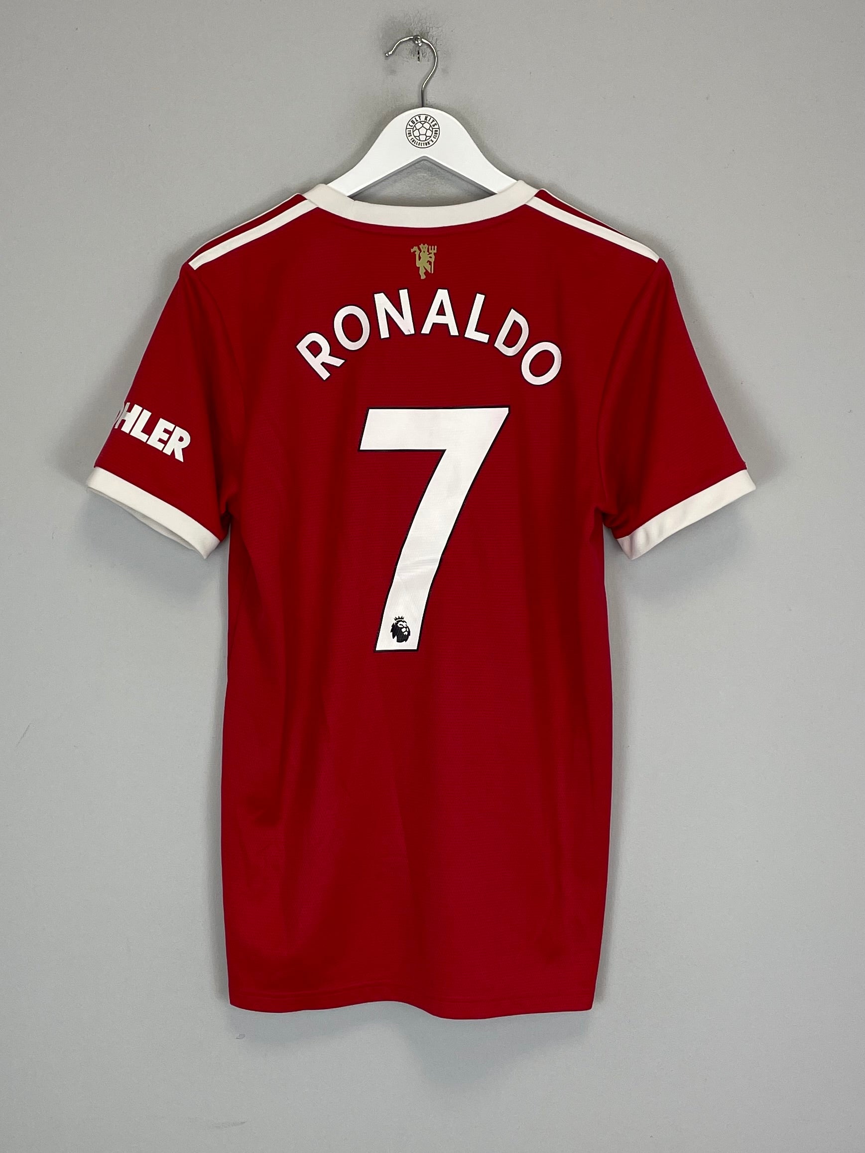 2021/22 MANCHESTER UNITED RONALDO #7 HOME SHIRT (M) ADIDAS