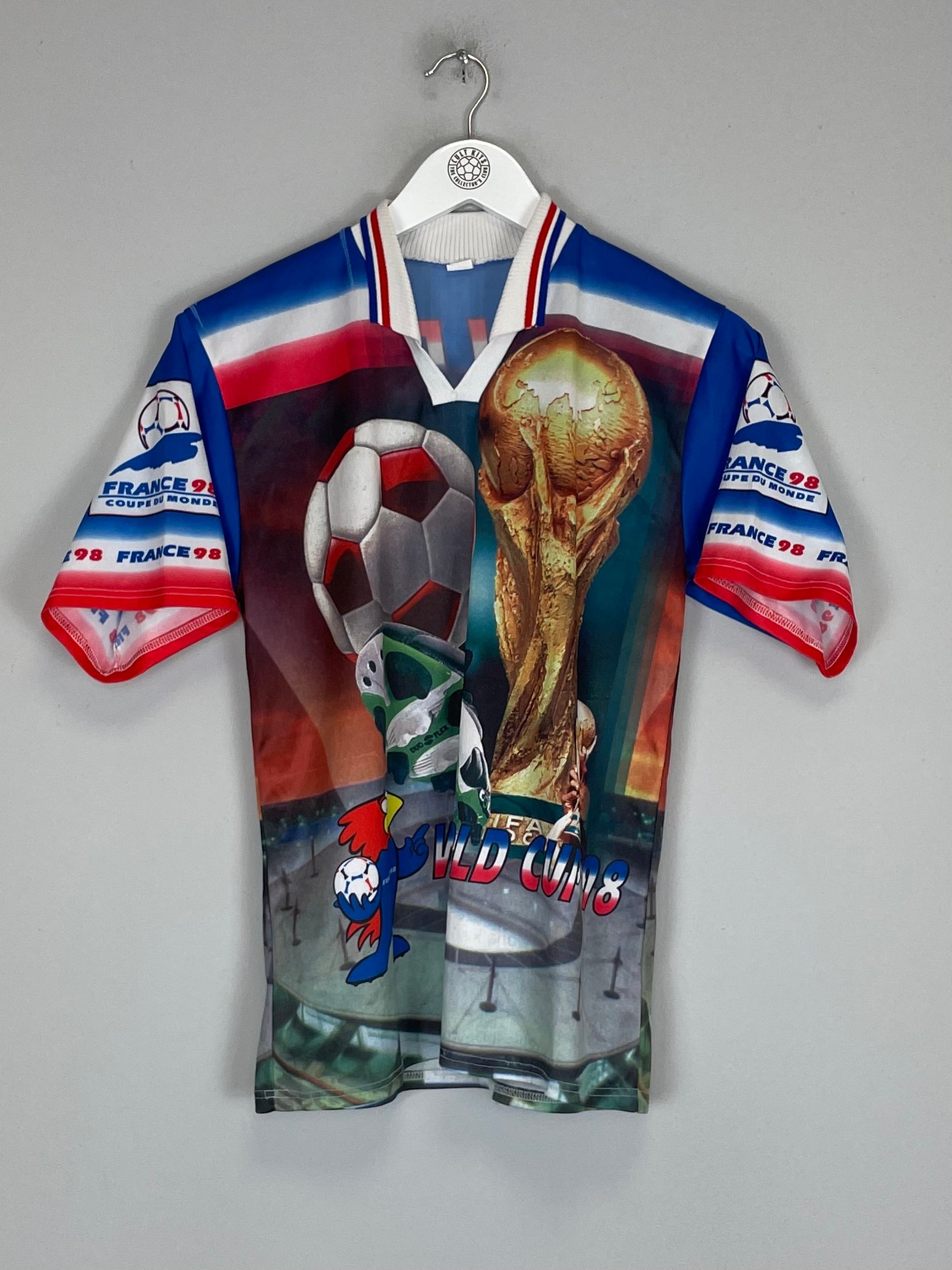 1998 FRANCE WORLD CUP BOOTLEG TEE (S) OM