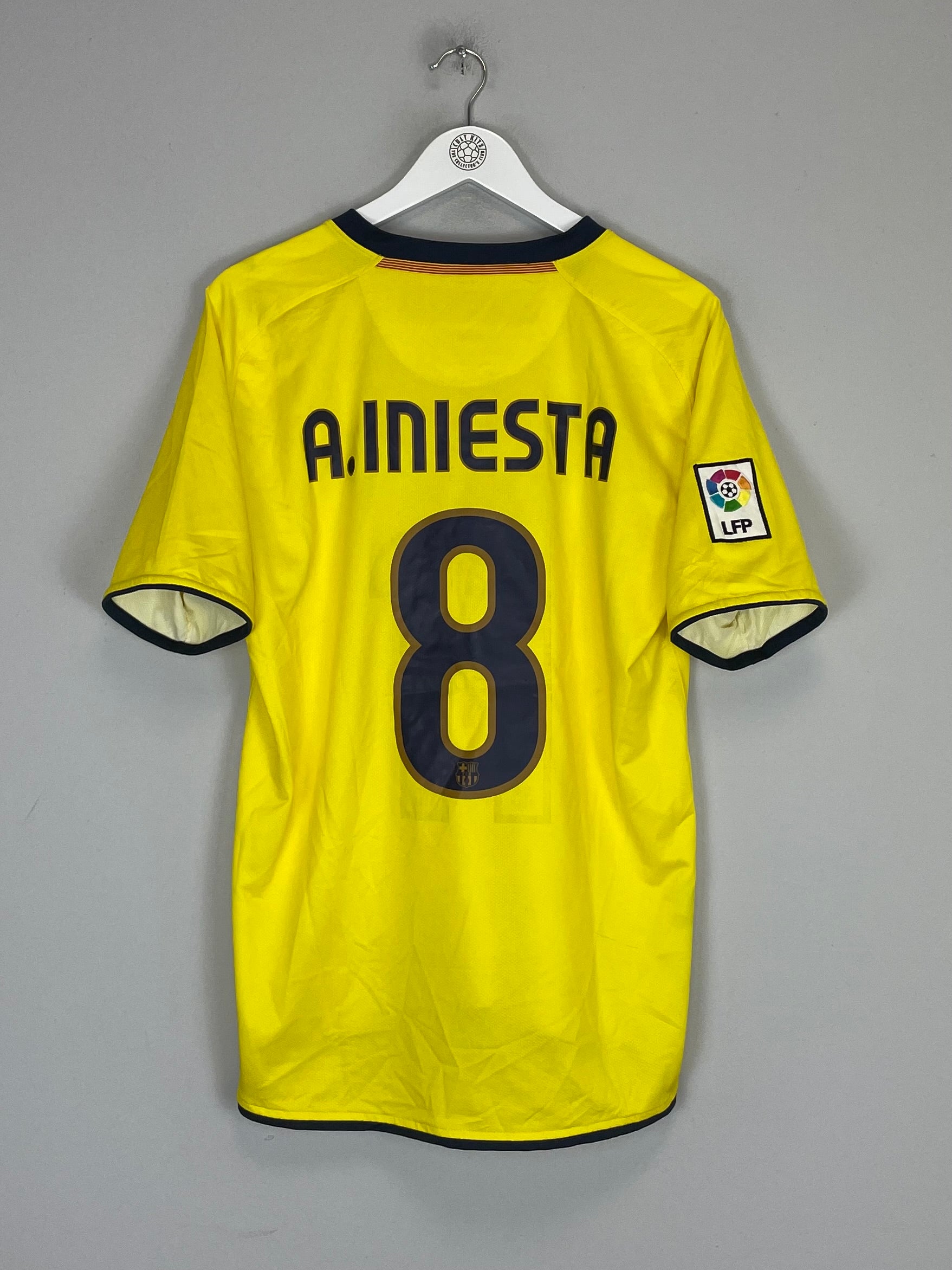 2008/09 BARCELONA A.INIESTA #8 AWAY SHIRT (M) NIKE