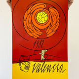 1982 VALENCIA COPA DEL MUNDO DE FUTBOL ESPANA ORIGINAL PRINT