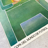 1982 ZARAGOZA COPA DEL MUNDO DE FUTBOL ESPANA ORIGINAL  PRINT