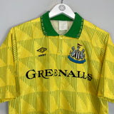 1990 NEWCASTLE UNITED AWAY SHIRT (M) UMBRO