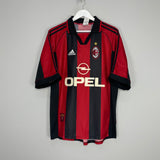 1998/99 AC MILAN SHEVCHENKO #7 HOME SHIRT (L) ADIDAS