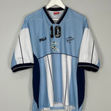 2001 ARGENTINA DIEGO MARADONA #10 TESTIMONIAL SHIRT (M) FILA