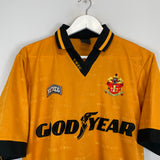 1995/96 WOLVES HOME SHIRT (M) NUTMEG