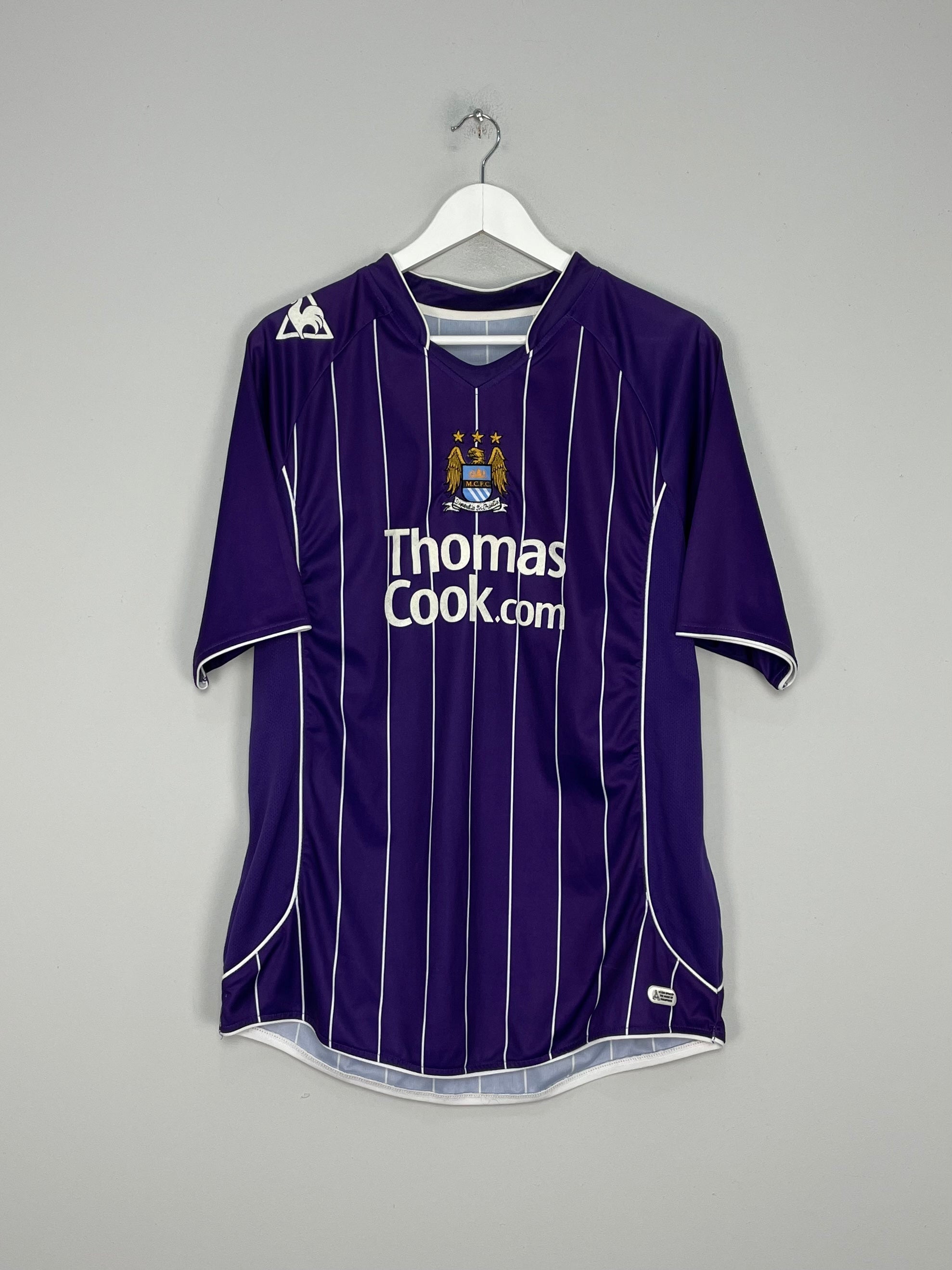 2007/08 MANCHESTER CITY AWAY SHIRT (XL) LE COQ SPORTIF