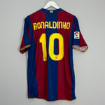 2007/08 BARCELONA RONALDINHO #10 HOME SHIRT (L) NIKE