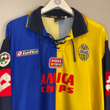 2001/02 HELLAS VERONA L/S HOME SHIRT (XXL) LOTTO