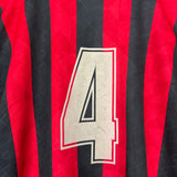 1994/95 AC MILAN #4 L/S HOME SHIRT (L) LOTTO