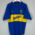 2000/01 BOCA JUNIORS HOME SHIRT (L) NIKE