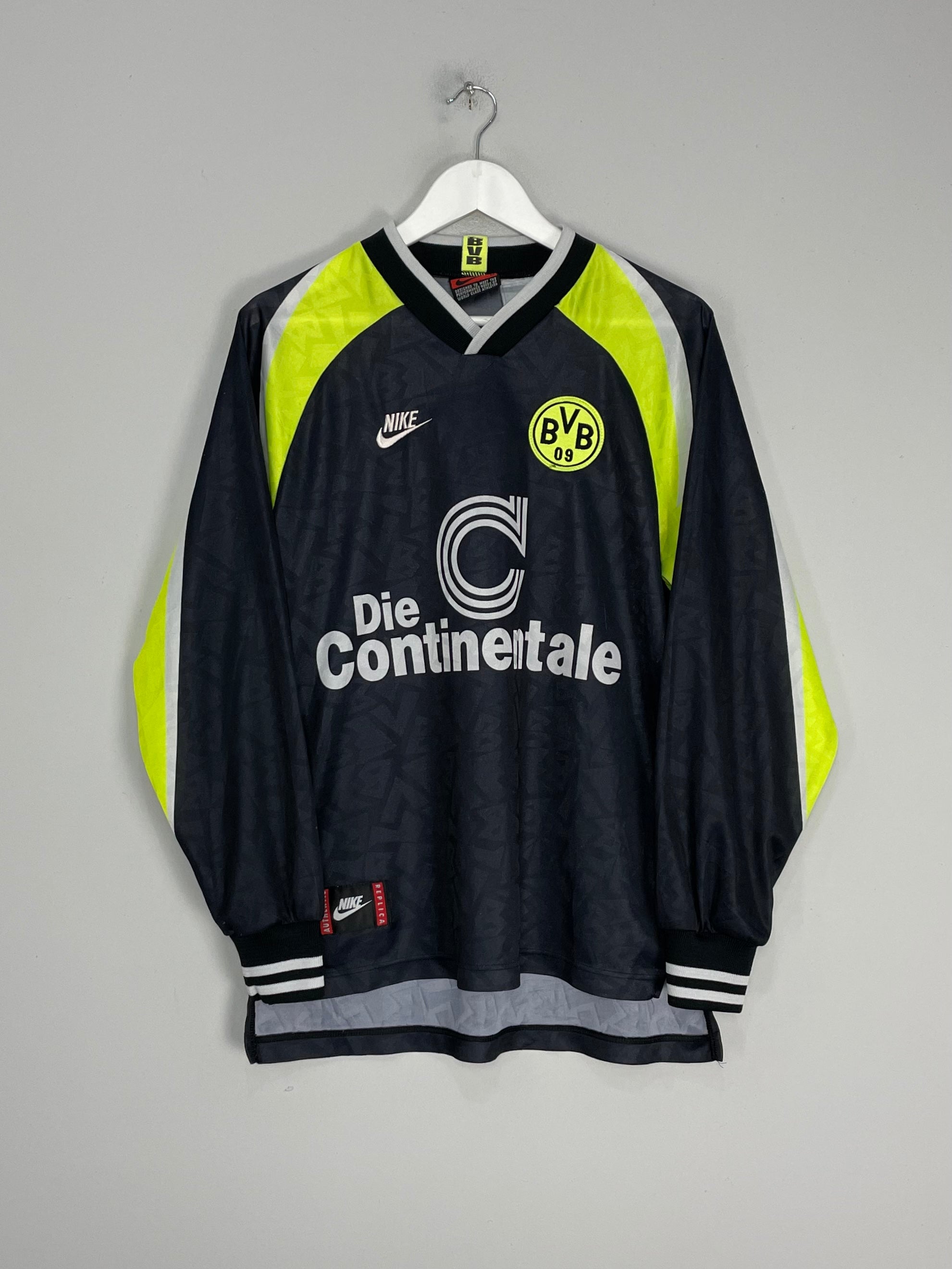 1995/96 DORTMUND L/S AWAY SHIRT (M) NIKE