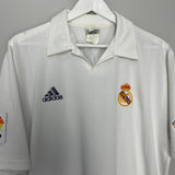 2001/02 REAL MADRID ZIDANE #5 *CENTENARY* HOME SHIRT (L) ADIDAS