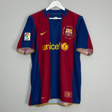 2007/08 BARCELONA RONALDINHO #10 HOME SHIRT (L) NIKE