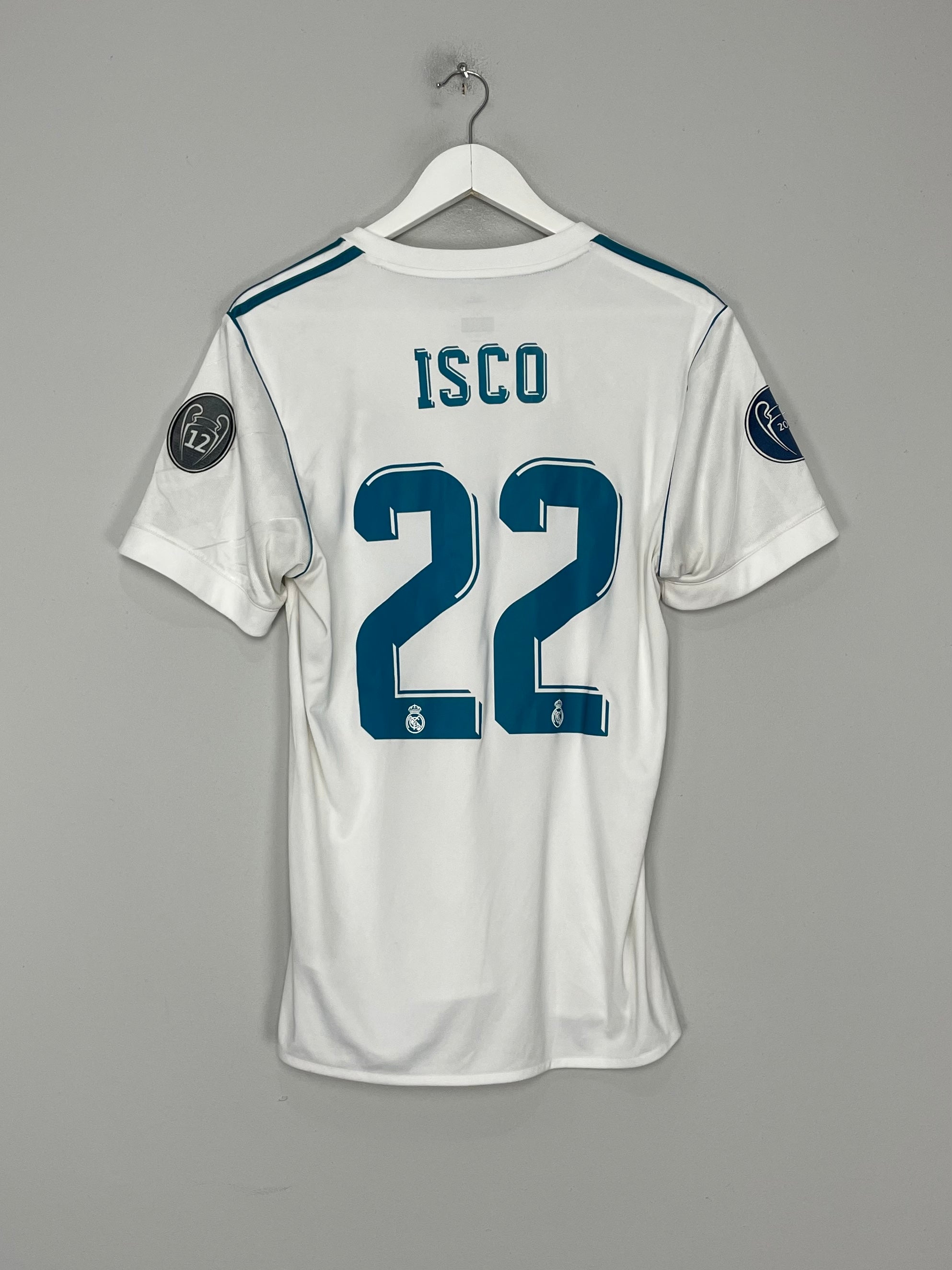 2017/18 REAL MADRID ISCO #22 HOME SHIRT (M) ADIDAS