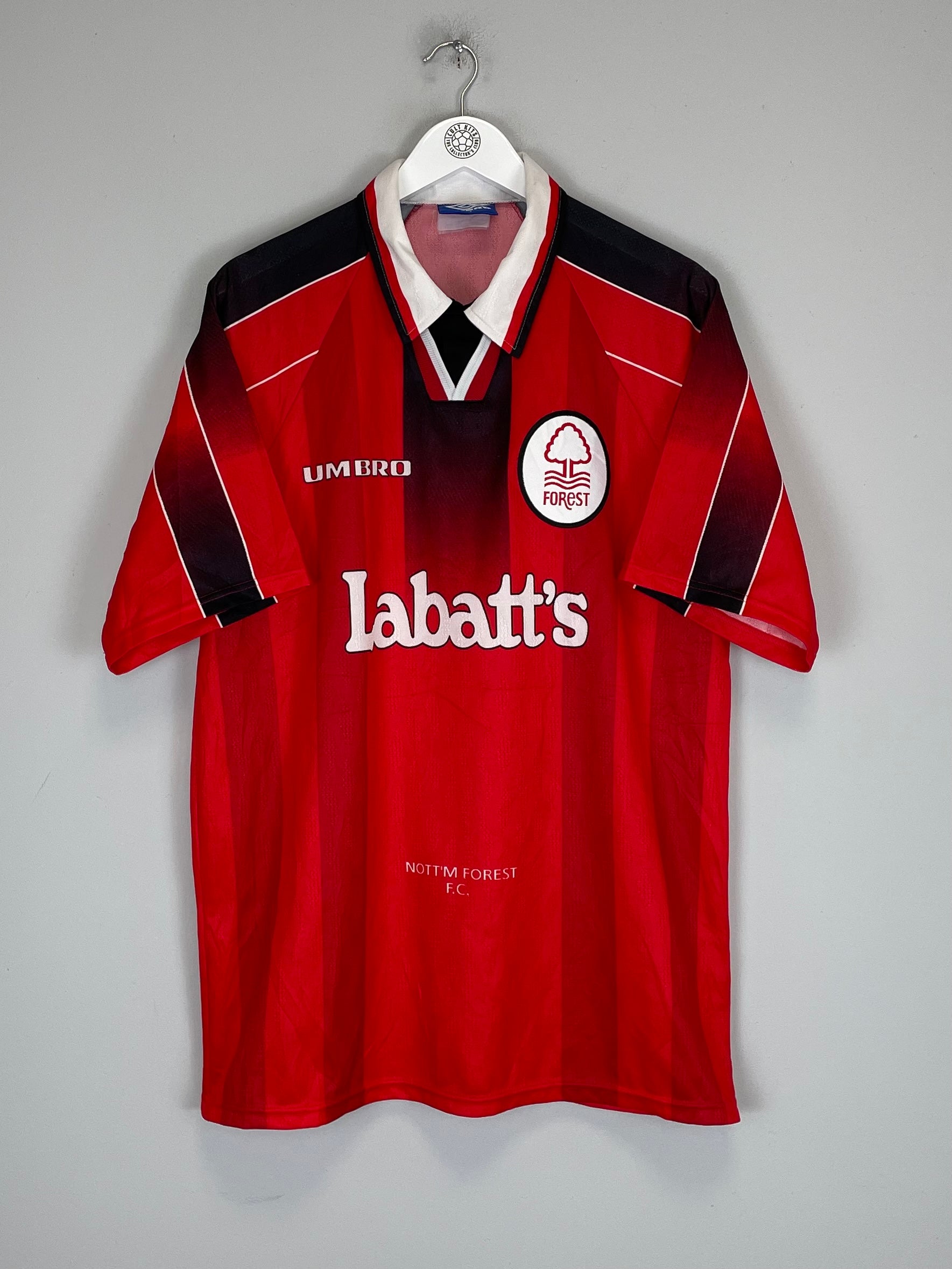 1996/97 NOTTINGHAM FOREST HOME SHIRT (XL) UMBRO