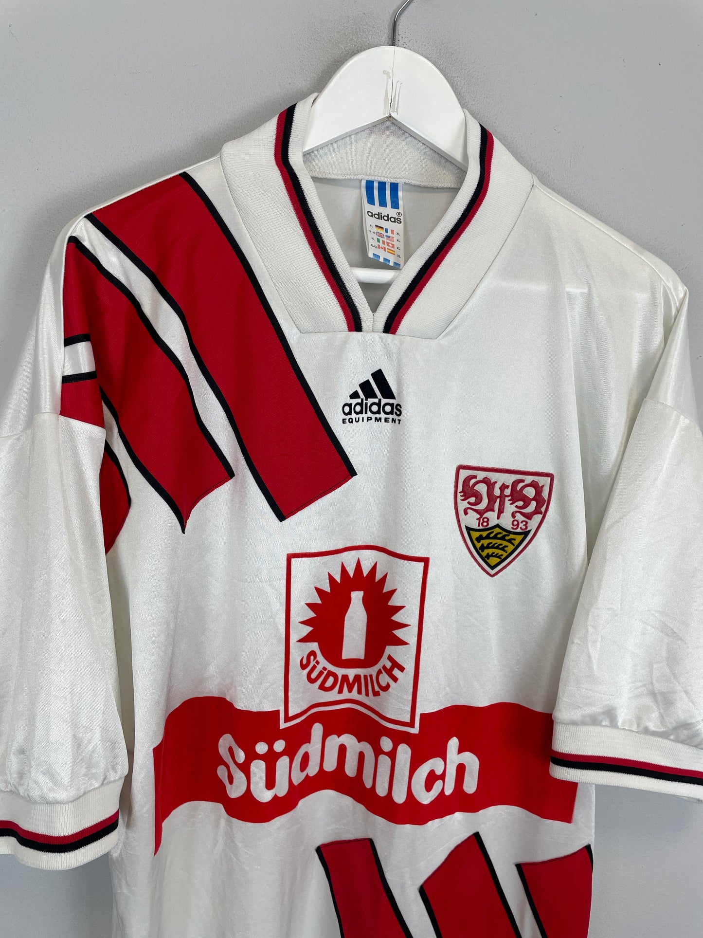 1993/94 STUTTGART HOME SHIRT (XL) ADIDAS