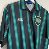 1992/93 CELTIC AWAY SHIRT (XL) UMBRO