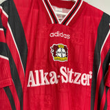 1996/98 BAYER LEVERKUSEN *MINT* HOME SHIRT (XL) ADIDAS