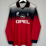 1996/97 AC MILAN TRAINING SHIRT (L) LOTTO