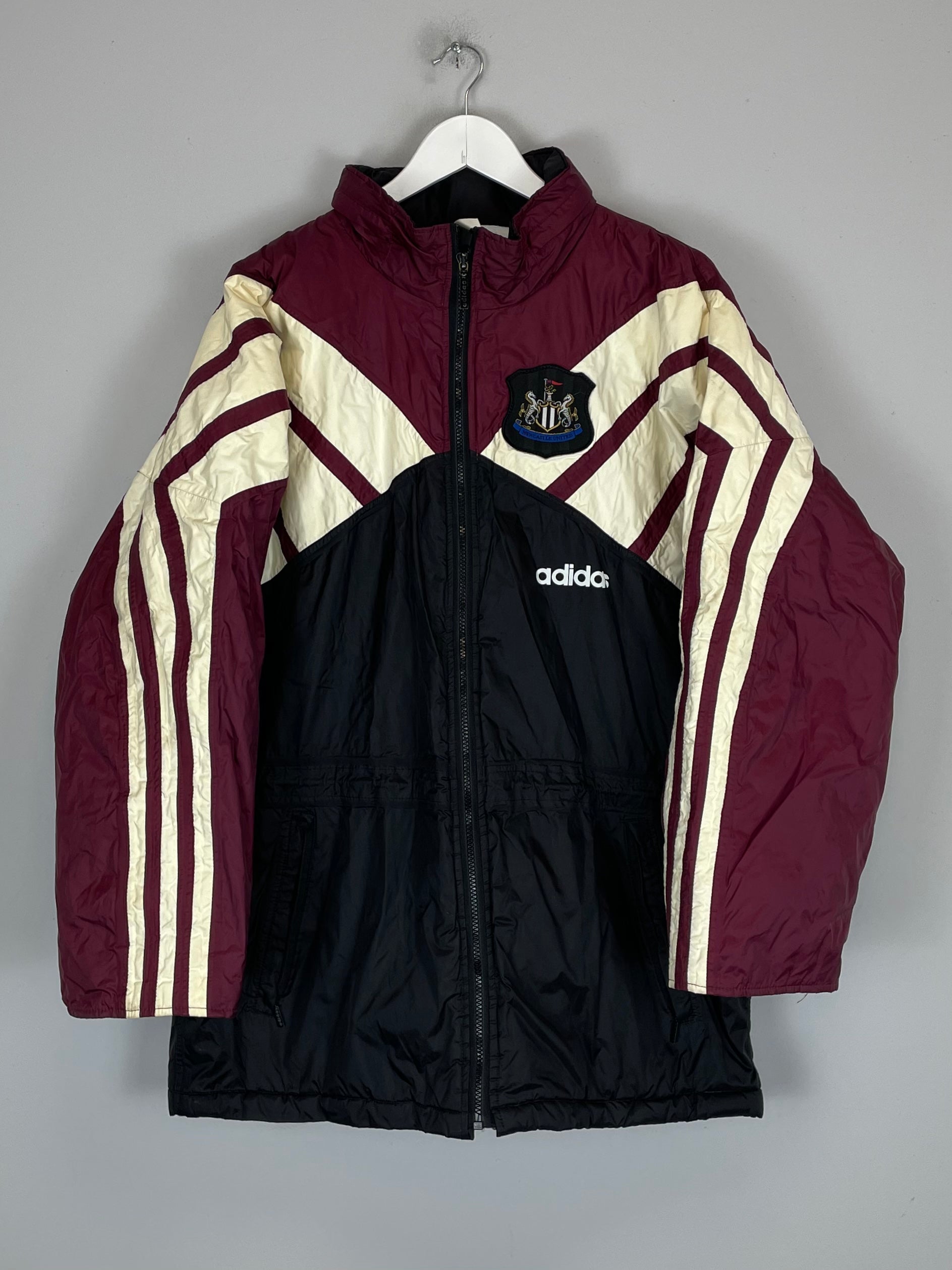 1995/96 NEWCASTLE UNITED BENCH COAT (M) ADIDAS