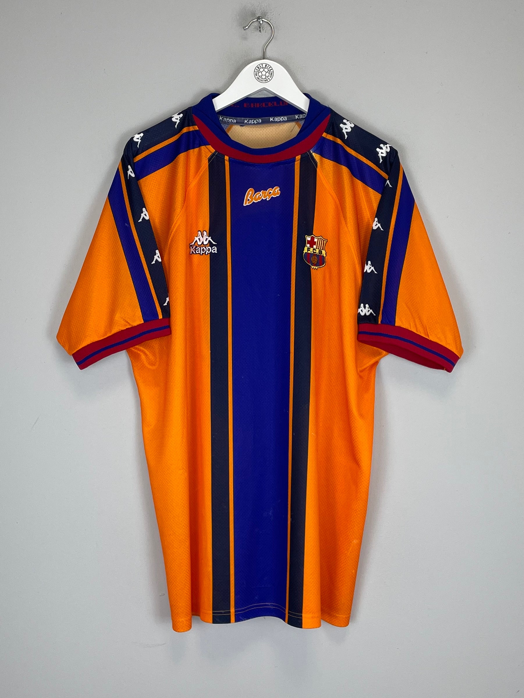 1997/98 BARCELONA AWAY SHIRT (XL) KAPPA