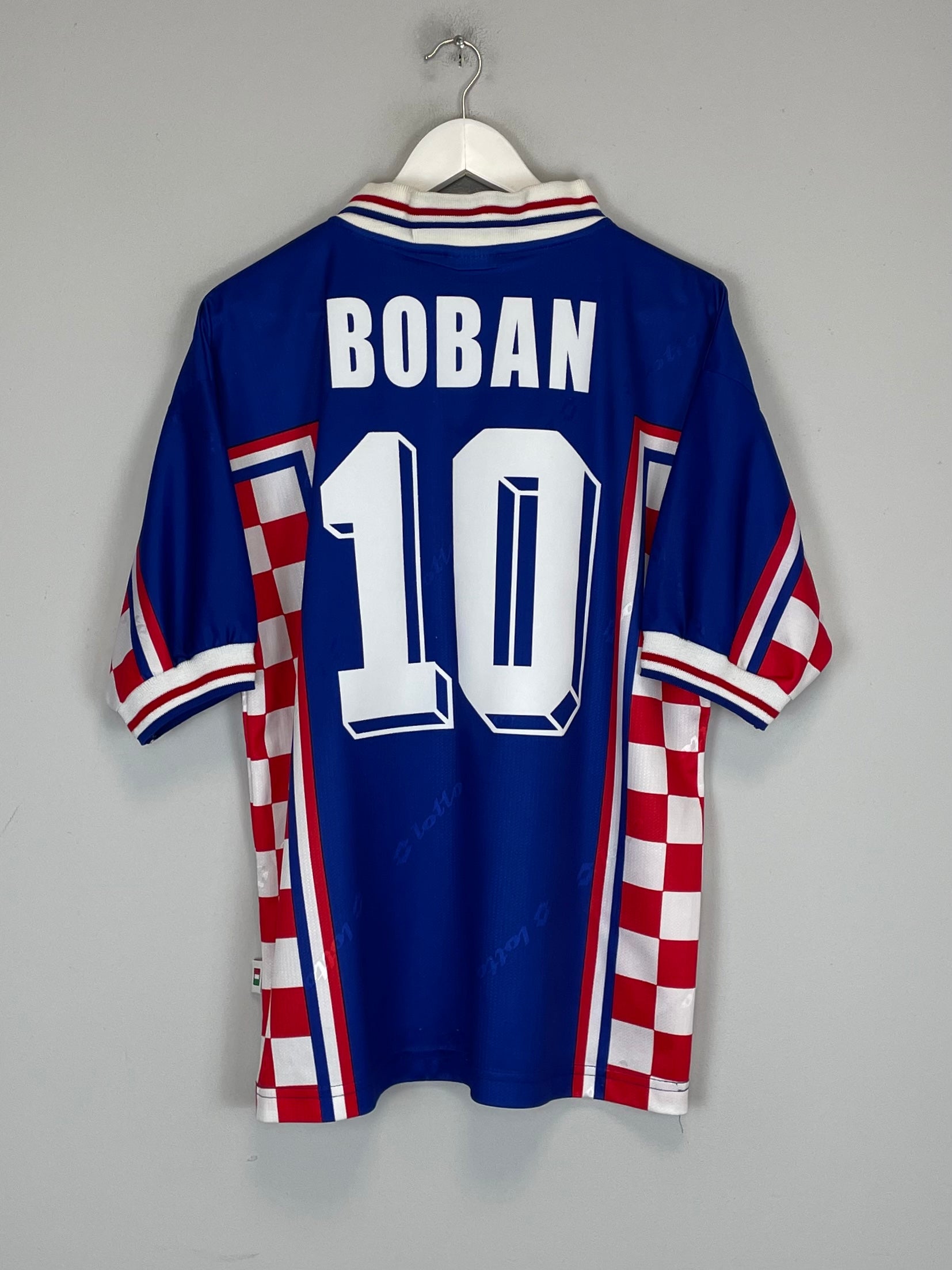 1998/01 CROATIA BOBAN #10 AWAY SHIRT (M) LOTTO