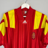 1992/94 SPAIN HOME SHIRT (L) ADIDAS