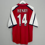 2000/02 ARSENAL HENRY #14 HOME SHIRT (L) NIKE