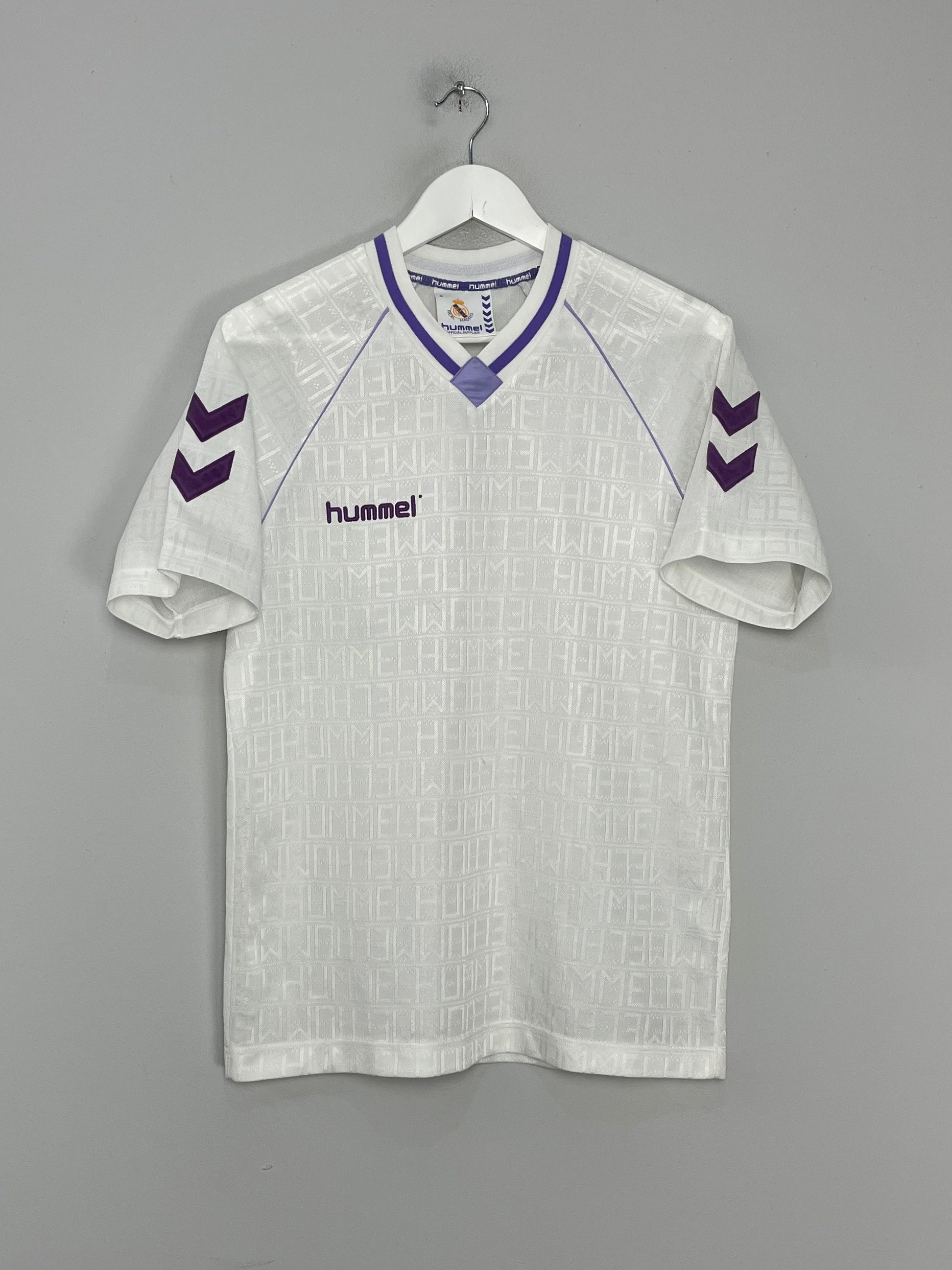 1990/91 REAL MADRID HOME SHIRT (S) HUMMEL