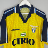 1996/97 LAZIO NESTA #13 AWAY SHIRT (XL) UMBRO