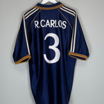 1998/00 REAL MADRID R.CARLOS #3 AWAY SHIRT (XL) ADIDAS