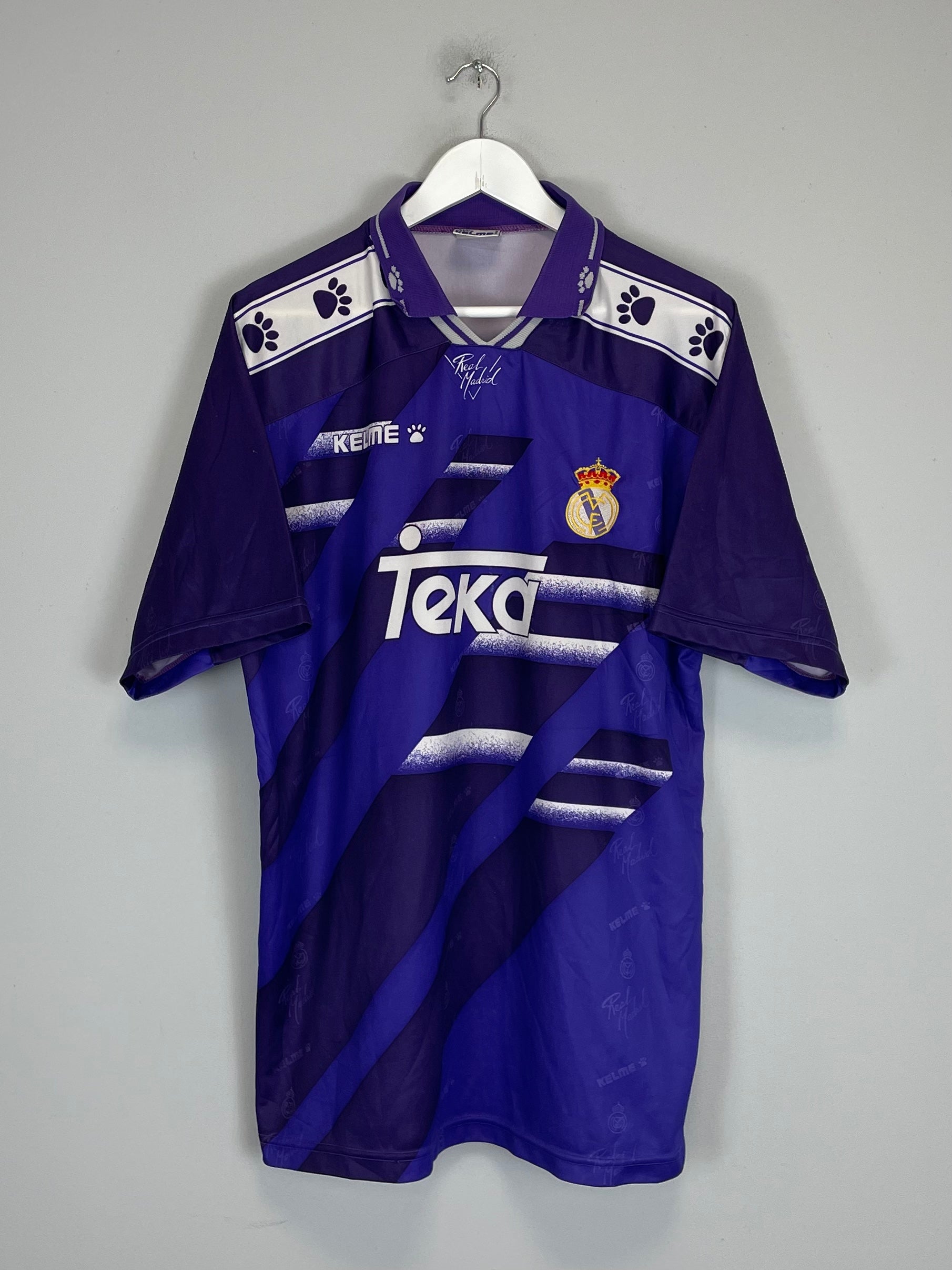 1994/96 REAL MADRID AWAY SHIRT (XL) KELME