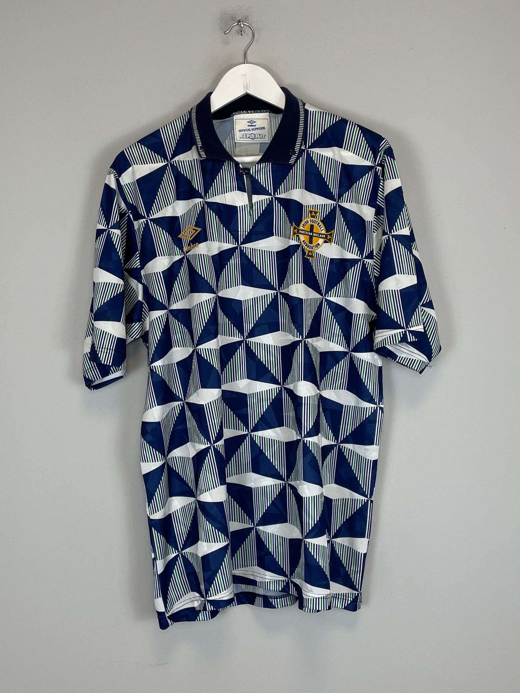 1990/93 NORTHERN IRELAND AWAY SHIRT (XL) UMBRO