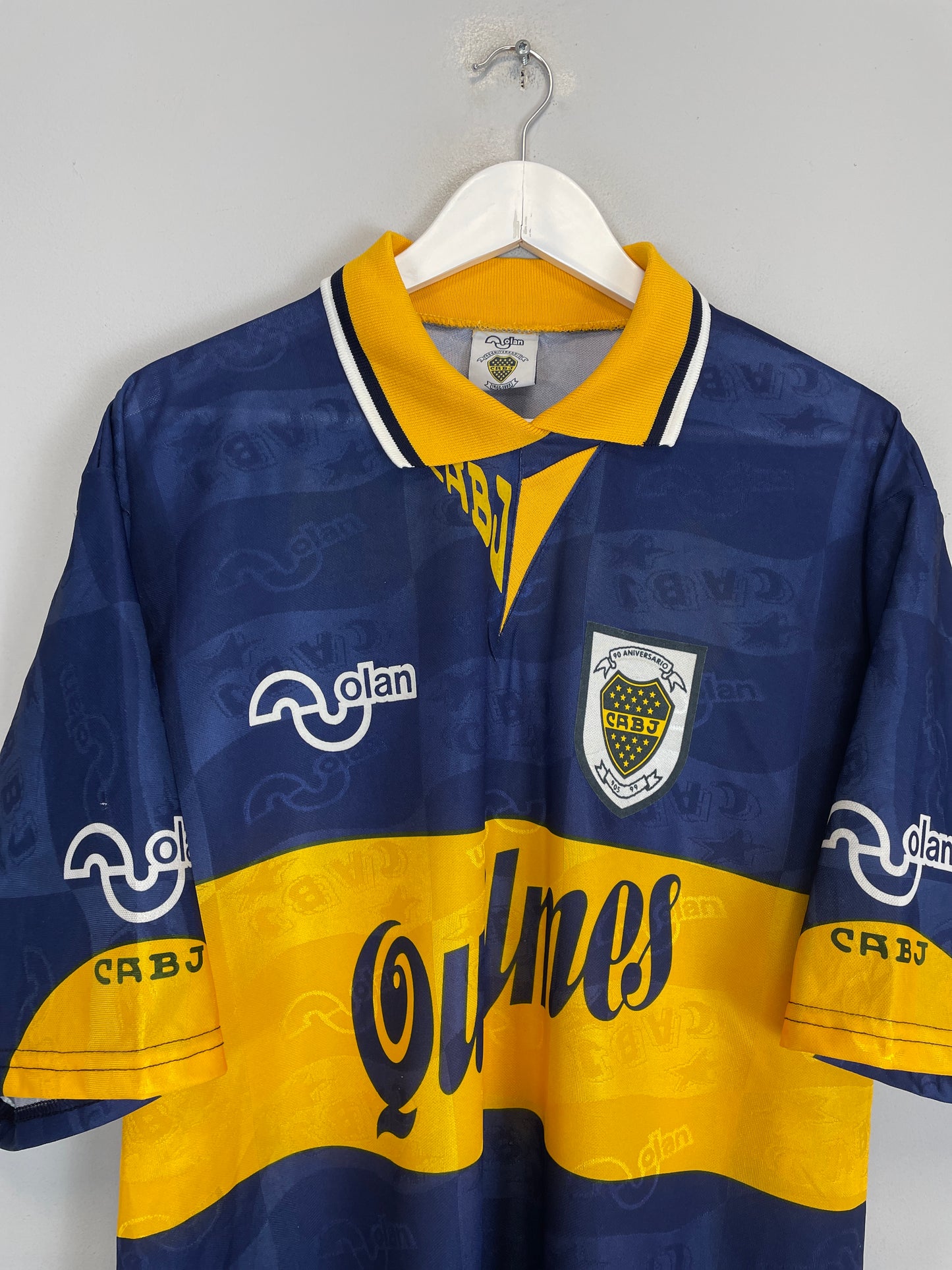 1995/97 BOCA JUNIORS HOME SHIRT (XL) OLAN