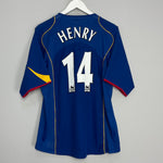 2004/06 ARSENAL HENRY #14 AWAY SHIRT (L) NIKE