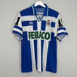 1995/97 DEPORTIVO LA CORUNA RIVALDO #11 HOME SHIRT (L) UMBRO