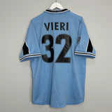 1998/00 LAZIO VIERI #32 HOME SHIRT (XL) PUMA