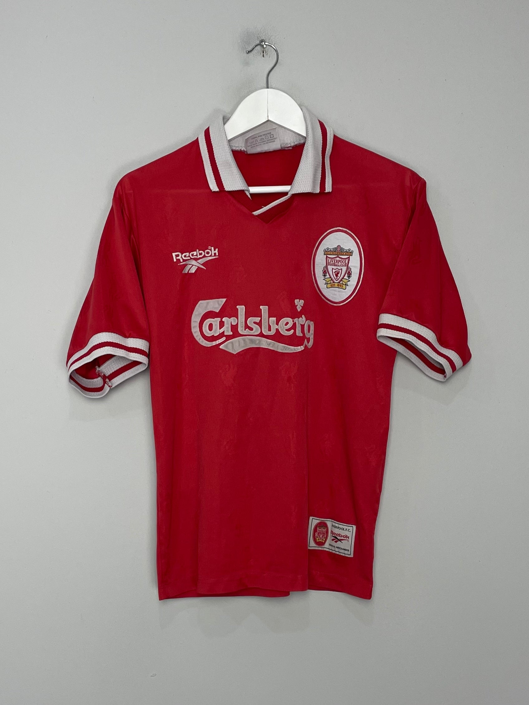 1996/98 LIVERPOOL HOME SHIRT (S) REEBOK