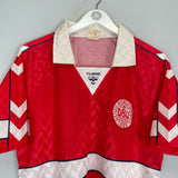 1988/90 DENMARK HOME SHIRT (L) HUMMEL