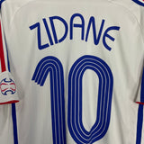 2006/07 FRANCE ZIDANE #10 AWAY SHIRT (L) ADIDAS